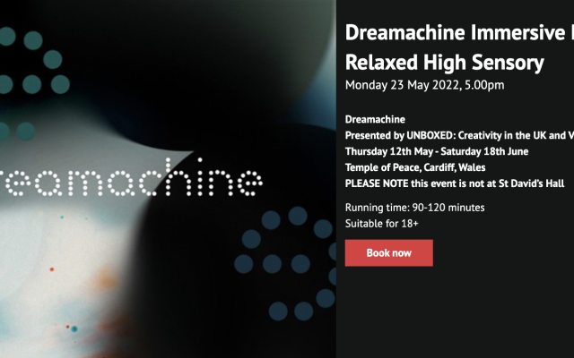 'Dreamachine' @ Wales' Temple of Peace
